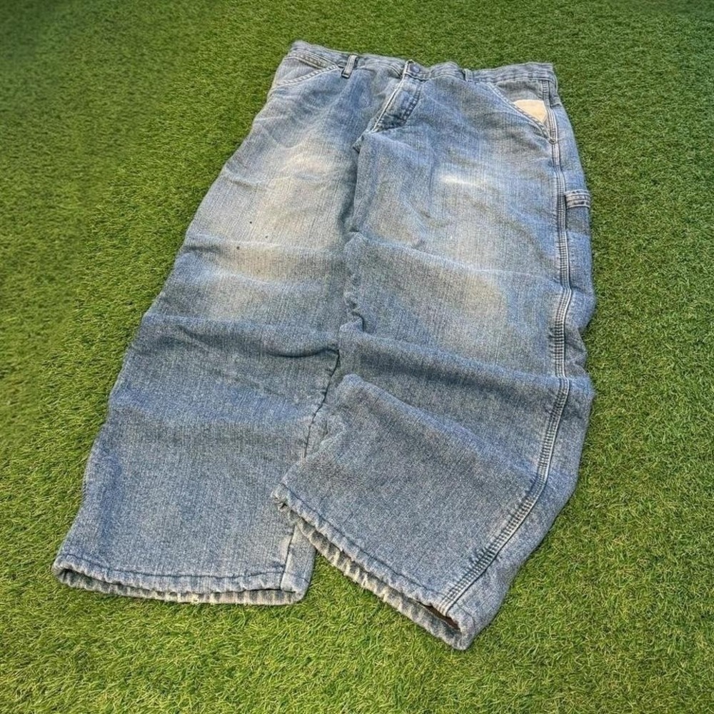 Wrangler blue insulated jeans straight fit 36x28